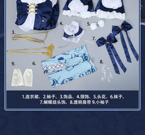 Hatsune Miku Cosplay Costume 39 Party Moon Dress Clothing Accessories Set Anime Carnival Stage Show Magnificent Suit Girl Outfit