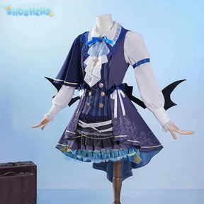Vtuber Higashi Yukihasu Cosplay Costume Uniform Halloween Carnival Party Christmas Play Role Clothes Clothing for Women