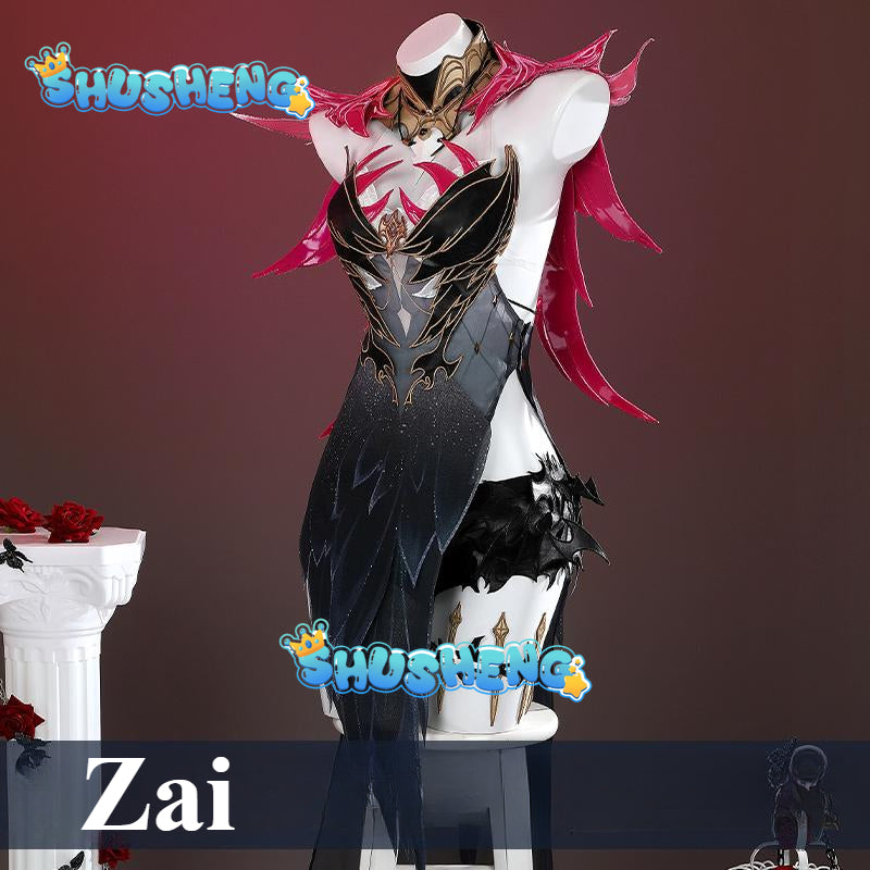 Naraka: Bladepoint Zai Cosplay Costume Anime Game Zai Sexy Dress Women Halloween Costumes