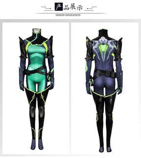 Valorant Viper Cosplay Costume Uniform Halloween Carnival Party Christmas Play Role Clothes Clothing for Women Shusheng
