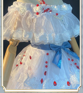Game Identity V Bloody Queen False Hope Marie Cosplay  Costume Mary Halloween Party Props
