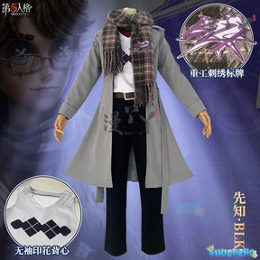 Game Identity V Eli Clark Cosplay Costume Wig Seer BLK Uniform Set Halloween Carnival Play Role Party Prop Anime Cosplay Clothes