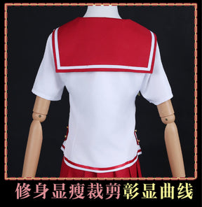 Charlotte Nao Tomori Nao Cosplay Anime Costume Wig Women JK School Uniform Outfit Charlotte Cos Wig Halloween Party Sailor Suit