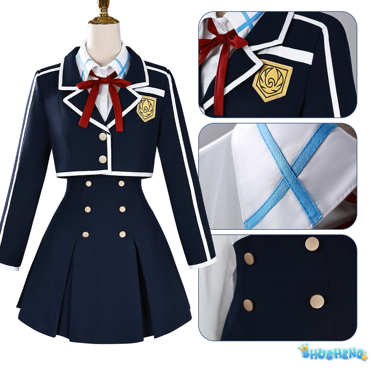 Anime Yuuki Asuna Titania Erica Stacia Healer Mayumi Reynolds Sword Art Online SAO Cosplay Costume Wig Uniform for Girls Woman