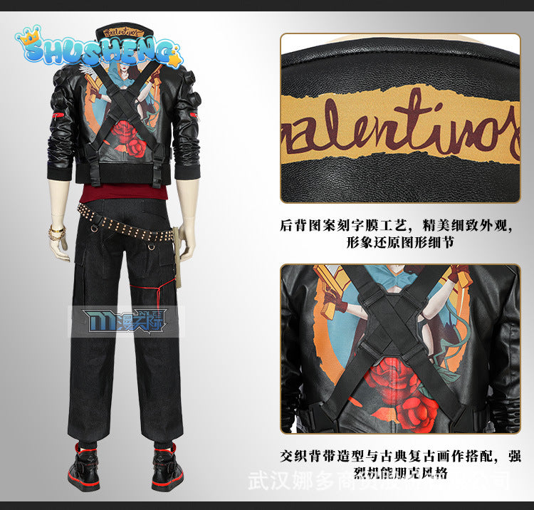 Cyber and Punk 2077 coswear PS4 mercenary Jack same cosplay clothing