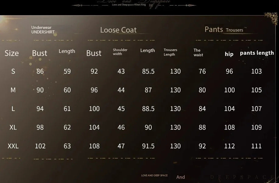 Shusheng-R Love and Deepspace Xavier Cosplay Costume Halloween Men's Fantasy Uniform Coat Props Shoes Accessories Set