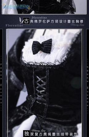 Anime Roses Maiden Cosplay Sui gin tou Mercury Lamp Costume Dark Gothic Lolita Dress High Quality Halloween Uniform Accessories