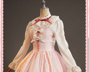 Gokou Ruri Cosplay Girls Dress for Halloween Christmas Festival Party Sweet Dress Women's Role Playing Princess Bow Dress
