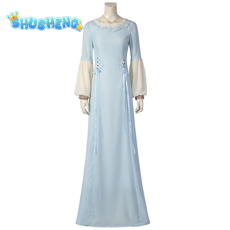 Young Alicent Hightower Cosplay Dress Dragon House Adult Women Costume Queen Outfit Halloween Carnival Party Gown Dress