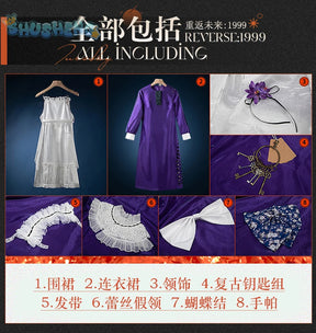 Tuesday Christine game reverse: 1999 cosplay costume sweet sexy dresses and accessories props for men women Halloween party set