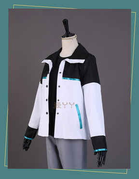 Mayuzumi Kai Cosplay Costume Fancy Outfits Top Pants Coat Vtuber Clothing Halloween Carnival Uniforms Custom Made