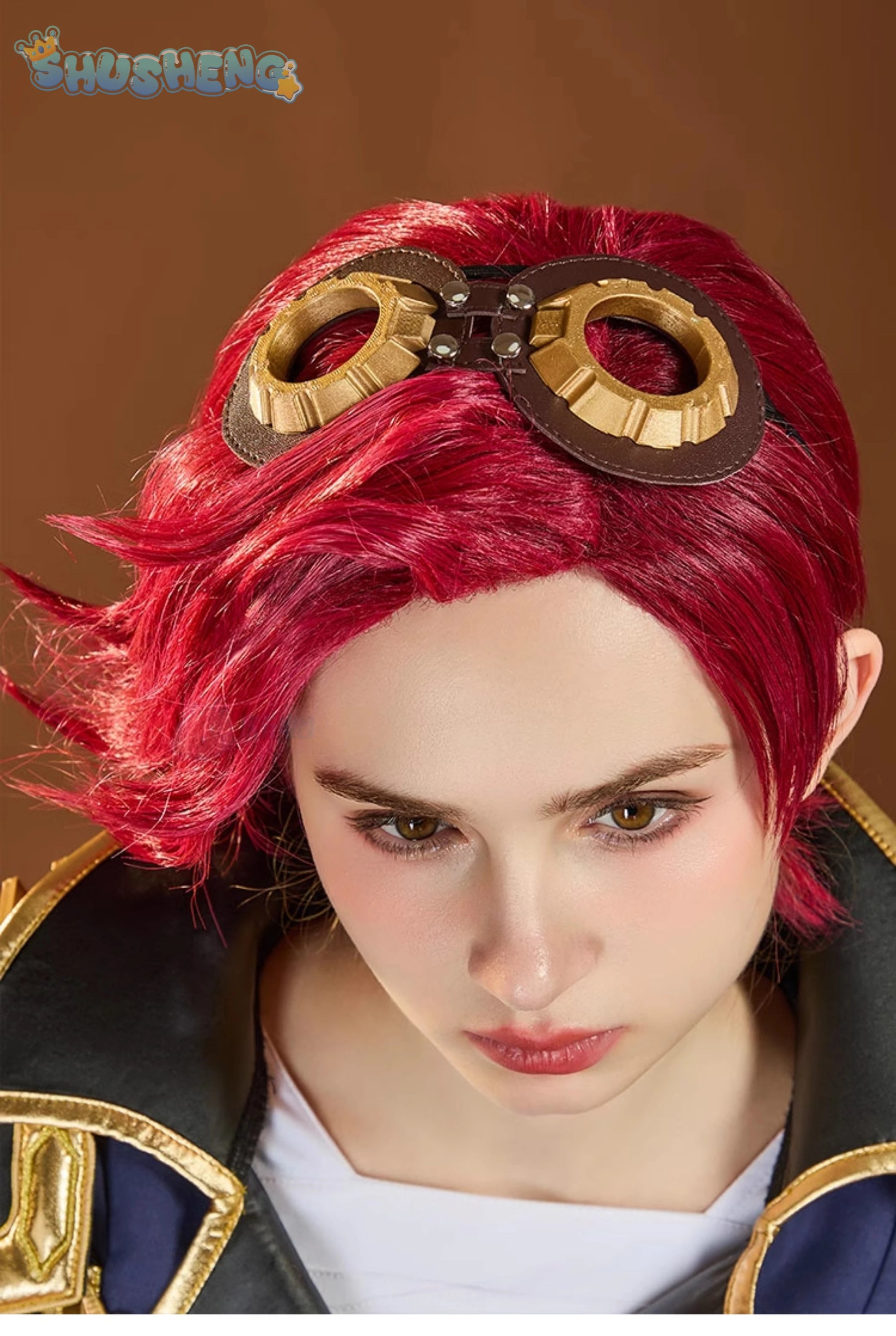 Vi heroine LOL Cosplay Arcane Season 2 costume Party Christmas Fashion Set and Accessories Props Men's and Women's Vi Uniform