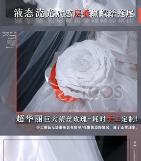 DARLING in the FRANXX Zero Two Cosplay Costume 02 Wedding Dress Uniform Halloween Carnival Party Christmas Play Role  Clothing