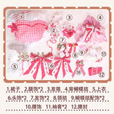 Anime Strawberry Miku 15th Anniversary Cosplay Costume Miku Lovely Lolita Dress Women Halloween Uniform Party Fancy Dress