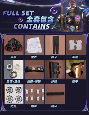 Shusheng LoL Arcane Season 2 Vi Cosplay Costume Uniform Halloween Carnival Party Christmas Play Role Clothes Clothing for Women