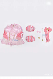 Shusheng-R Anime The Mermaid Princess Gorgeous Pink Lolita  Dress Cosplay Costume S-L