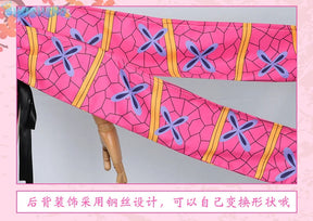 Daki cosplay costume hair pins tattoo wig anime cosplay upper moon 6 sexy kimono dress party Daki outfit Women