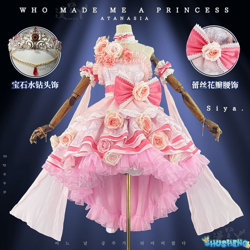Who Made Me a Princess Siya Cosplay Costume for Halloween Christmas Role Playing Party Comic Game