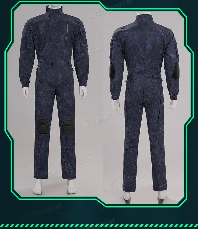 Game Delta Force: Hawk Ops Long Wei Cosplay Costume Halloween high-quality men women combat uniforms prop gloves accessories set