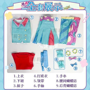 Minami Mirei Anime PriPara cosplay initial costume party Carnival sweet lolita dress accessories props full set woman uniform