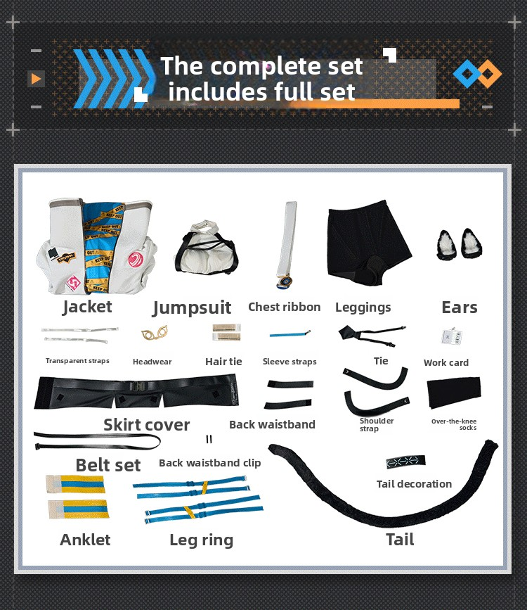 Game Cosplay Series: Arknights 6-Star Healer Cursekeeper Titi Cosplay Sweet Costume full set Shushengcos