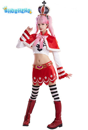 ONE PIECE Perona Cos Costume Mononoke Princess Cosplay Christmas Suit Anime Female Costume Performance Costume Helloween