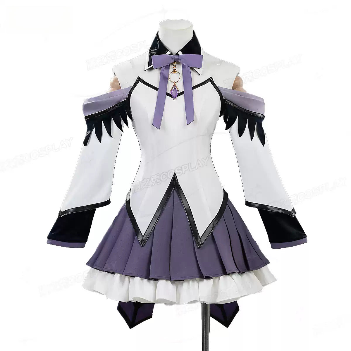 Shusheng-R Anime Madoka Magica Akemi Homura Cosplay Walpurgisnacht: Rising Costume XS-XXL