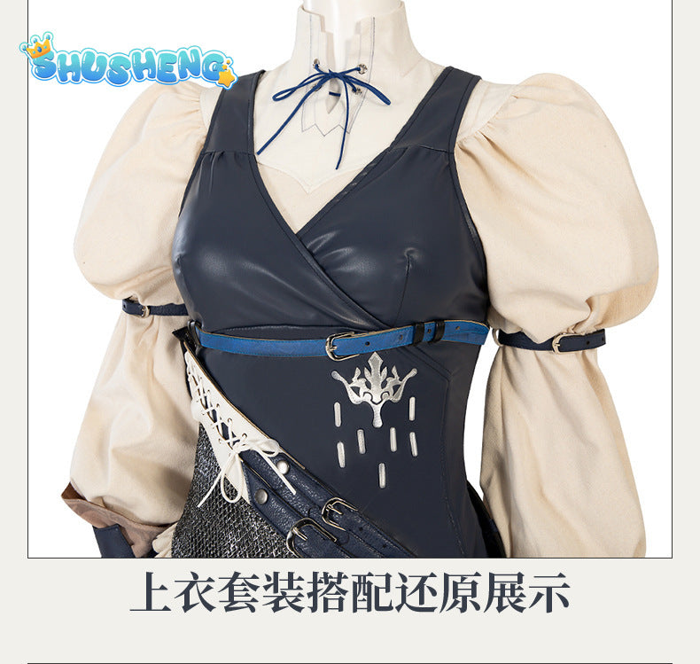 Final Fantasy XVI Jill Warrick Cosplay Fantasy Anime Game FF16 Costume Disguise Adult Women Cosplay Roleplay Fantasia Outfits