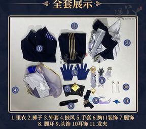 Game Honor of Kings Heino Cosplay Costume Uniform Halloween Carnival Party Christmas Play Role Clothes Clothing