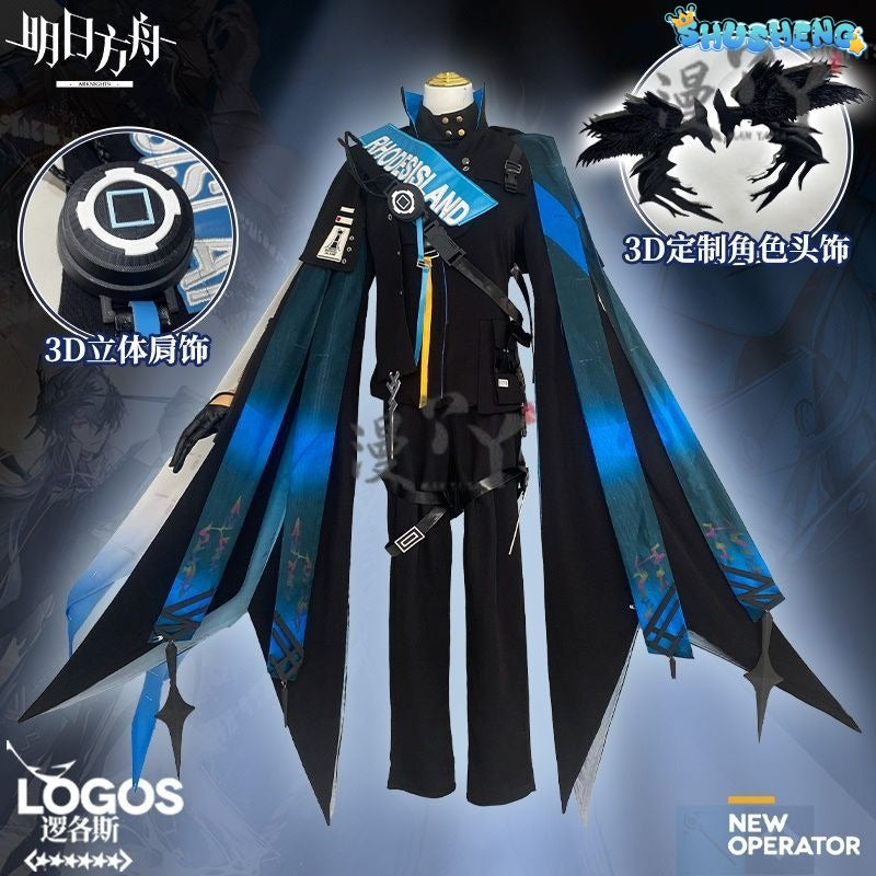 Arknights Logos Anniversary Game Suit Gorgeous Uniform Cosplay Costume Halloween Party Role Play Outfit Men