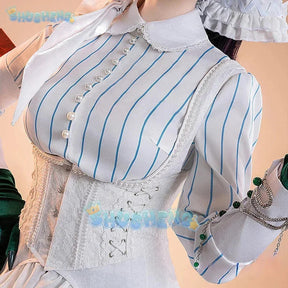 Anjo Nala Cosplay Reverse:1999 Nala Hari costume Ms. Kimberly Sexy Fish Tail Maid Dress Set Party Christmas Full Woman Uniform