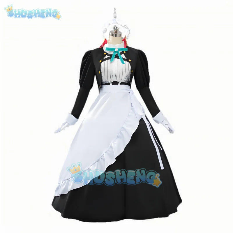 Anime Kimi Wa Meido-sama Yuki Yokoya Cosplay Costume Xue Maid Dress Uniform Hairband Hitoyoshi Yokoya Halloween Party for Women