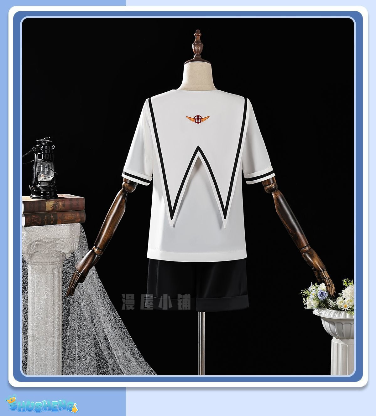 Anime Magic Card Captor Cardcaptor Li Syaoran Cosplay Costume Wig Summer JK School Uniform Shirt Woman Lovely Campus Suit