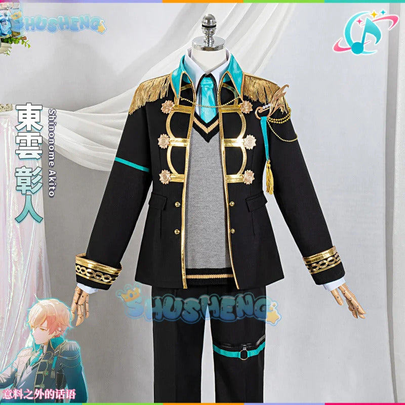 Project Sekai: Colorful Stage!feat.Akito Shinonome Cosplay Costume Overnight Secret Language Uniform Halloween Carnival Party