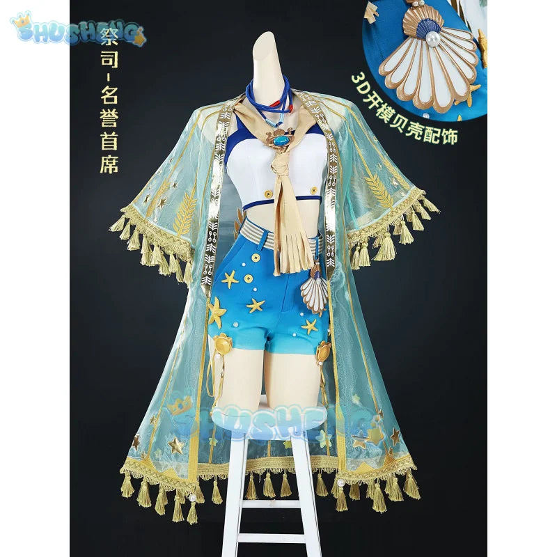 Identity V Fiona Gilman Priest Cosplay Costume Cos Game Anime Party Uniform Hallowen Play Role Clothes Clothing