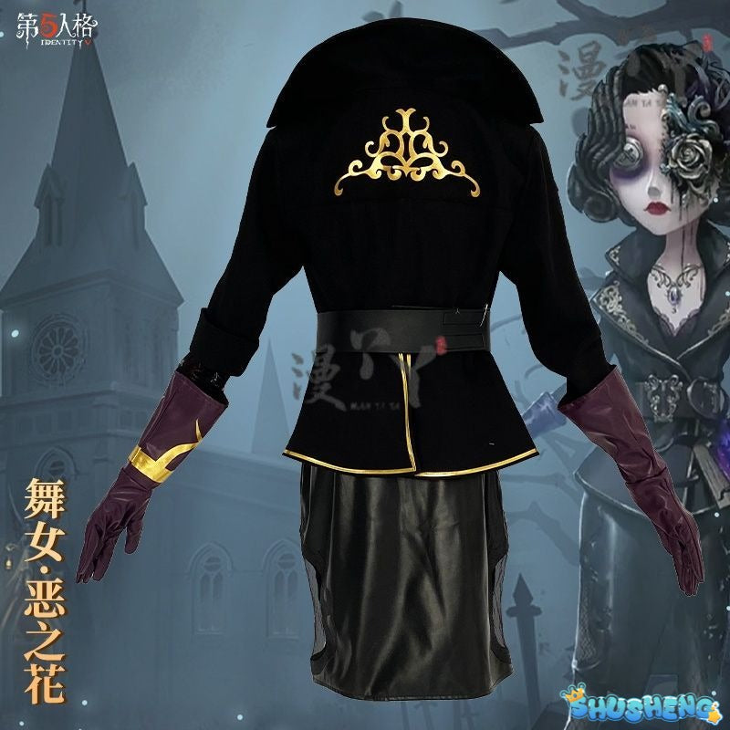 IdentityⅤFemale Dancer Margaretha Zelle Cosplay Costume Sexy Women Uniform Halloween Party Role Play Outfit