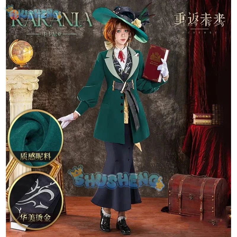 Reverse:1999 Kakania Doctor Game Suit Gorgeous Uniform Cosplay Costume Halloween Party Role Play Outfit Women S-3XL