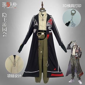 Alva Lorenz Cosplay Costume Identity V Hermit Suit Handsome Uniform Halloween Carnival Suit Fancy Outfits