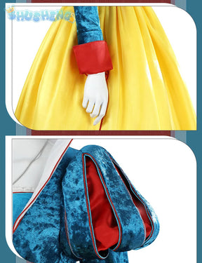 New Movies of 2025 Snow White cosplay Costume Adult and Child Sizes Fairy Tale Sweet Princess Dress Halloween Ball Woman Uniform