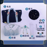 Shusheng-N Identity Ⅴ Helena Adams The Mind's Eye Cosplay Costume Sweater jacket dress props wig accessories set Halloween sweet uniform