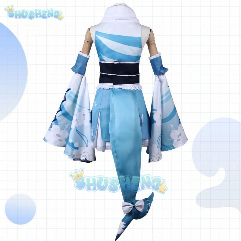 Hololive Vtuber Cosplay Costume New Year Kimono for Women Girls Men Adult Anime Outfit Halloween