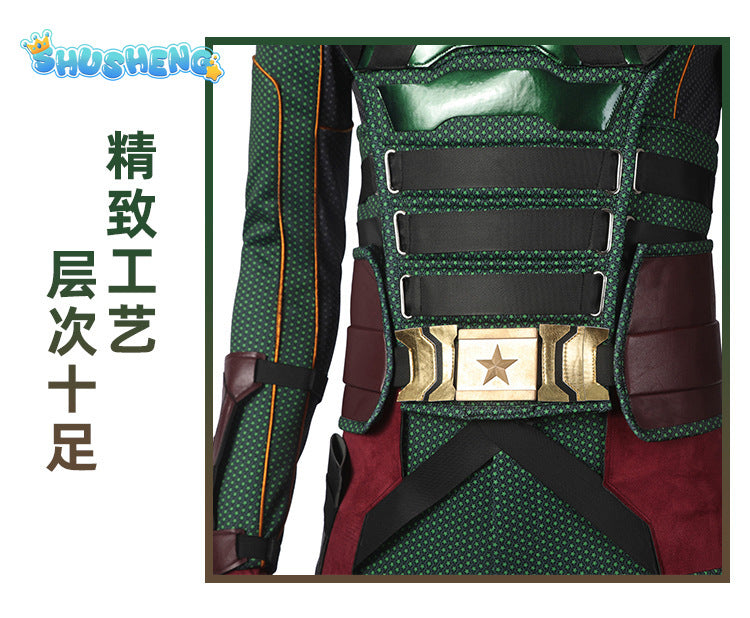 The Boys Season 3 Soldier Boy Cosplay Costume Adult Men Leather Green Superhero Battle Suit Outfit Halloween Role Play Costumes