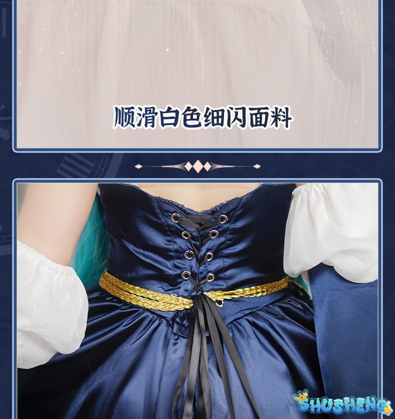 Hatsune Miku Cosplay Costume 39 Party Moon Dress Clothing Accessories Set Anime Carnival Stage Show Magnificent Suit Girl Outfit
