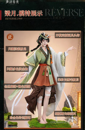 Reverse:1999 Liang Yue Cosplay Costume Uniform Halloween Carnival Party Christmas Play Role Clothes Clothing for Women