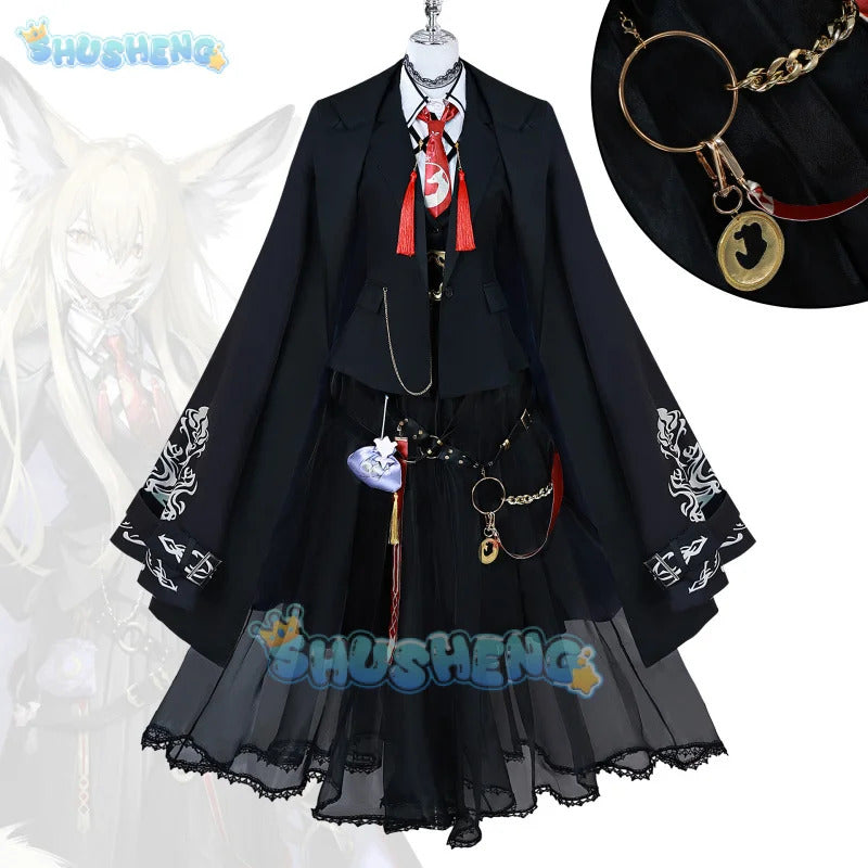 Game Arknights Vulpisfoglia Cosplay Uniform Halloween Carnival Party Christmas Play Role Clothes Clothing for Women Shusheng