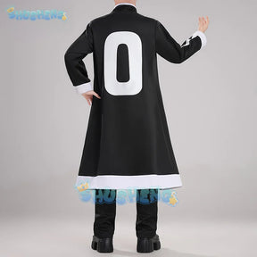 Anime Tougen Anki Shiki Ichinose Cosplay Costume Rasetsu Uniform Black White Coat Jin Kougasaki Rasetsu Academy for Women Men