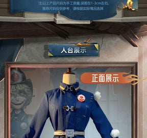 Identity V Florian Brandt Fire Investigator Cosplay Costume Cos Game Anime Party Uniform Hallowen Play Role Clothes Clothing