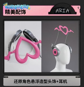 Aria New Fashion Discordant Note Game Cosplay Zenless Zone Zero Aria Discordant Note Cosplay Costume Full Set shushengcos