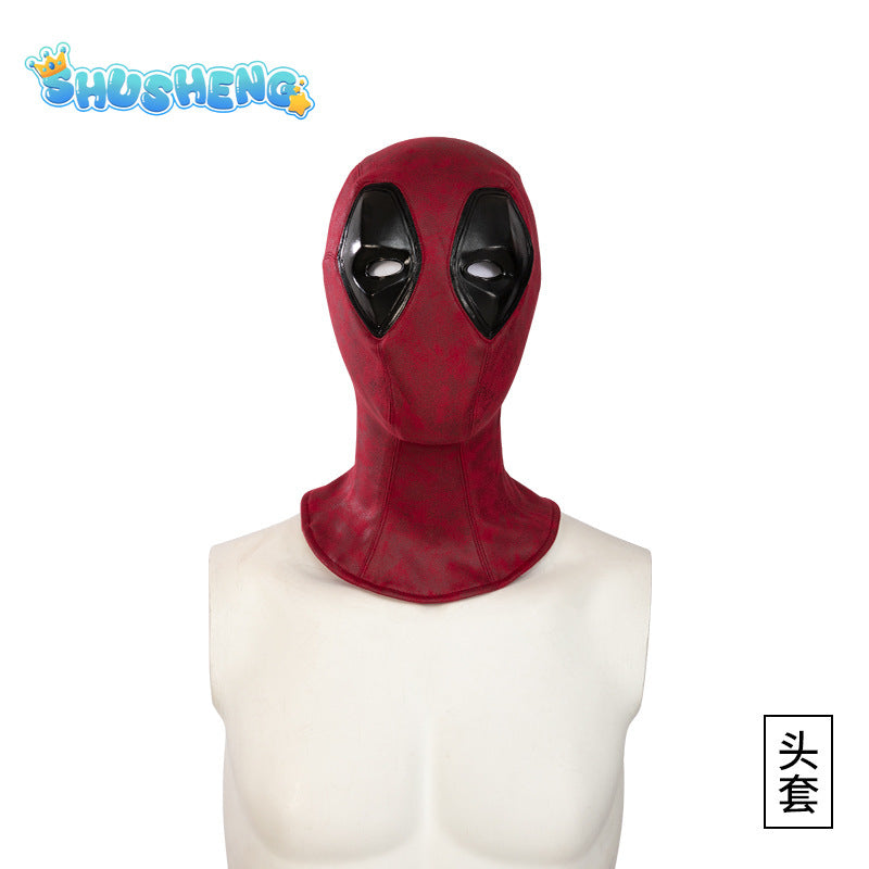 Deadpool Costume Cosplay Kids Adult Suit Anime Superhero Halloween Death Waiter Spandex Adult Service Leotard Accessories Belt