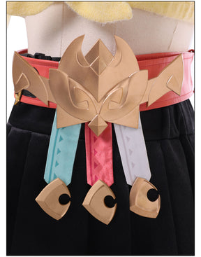 Hot Game Genshin Impact Varesa Cosplay Costume Anime Clothes Cute Dress for Women Girls Uniform Wig Shoes Halloween Role Party